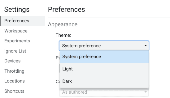 Tweaking the appearance of the DevTools console