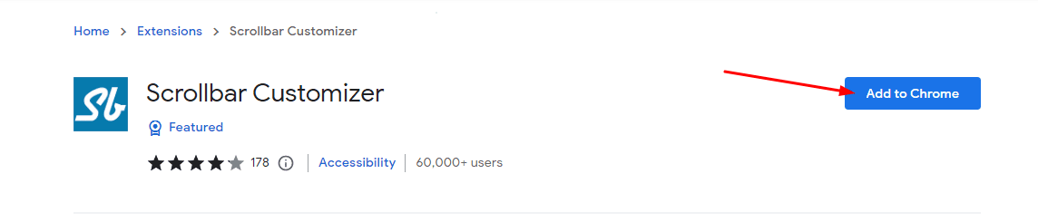 Adding Scrollbar Customizer to Google Chrome