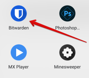 Bitwarden installed on ChromeOS