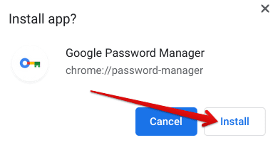 Installing Password Manager on ChromeOS