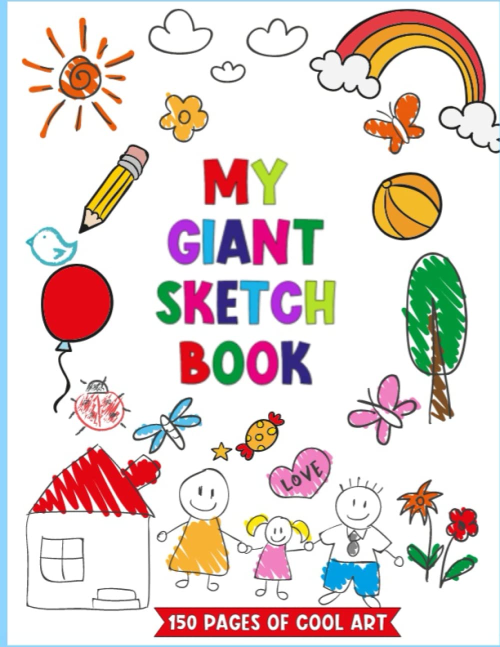 Giant Sketchbook For Kids