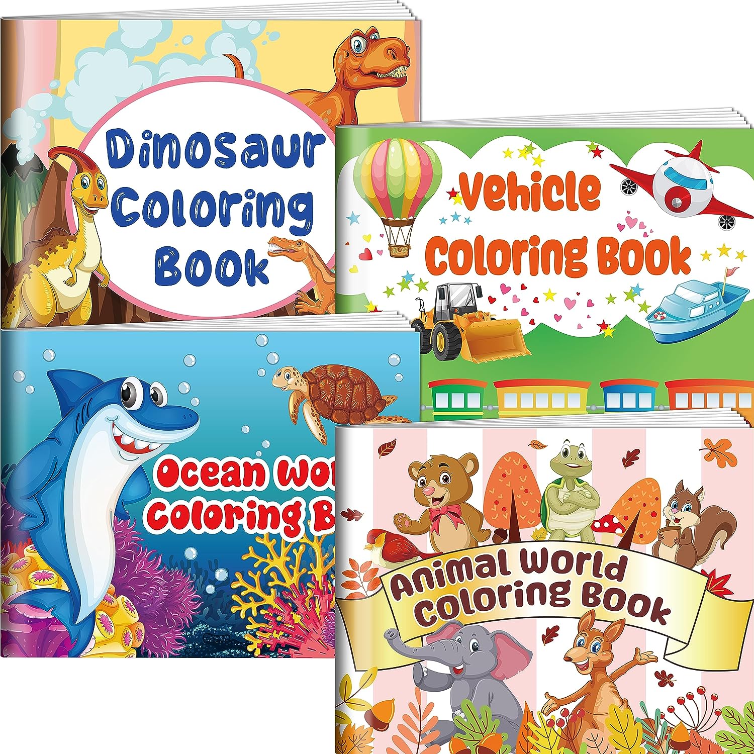 Kalysky 4Pack Large Coloring Books for Kids