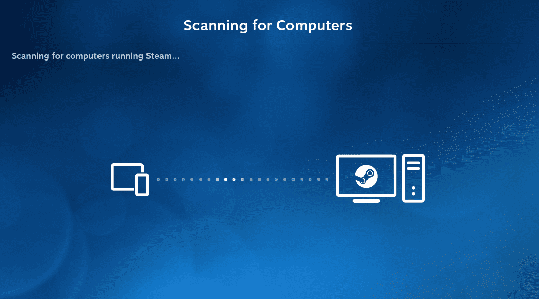 The Steam Link app connecting ChromeOS to Windows