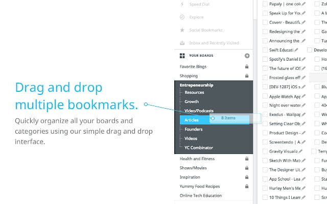 bookmark manager speed dial chrome extension