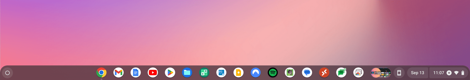 chromeos shelf