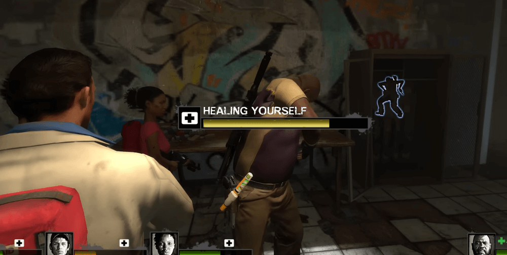 The Healing mechanic in Left 4 Dead 2