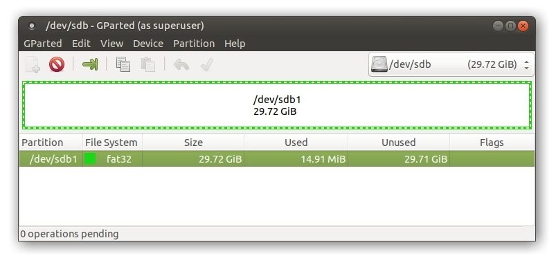 Format the SD card to FAT32