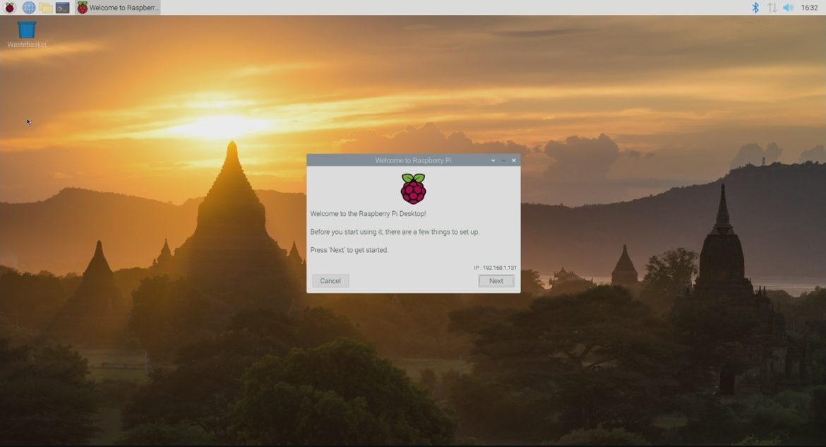 Raspbian on Pi 4 Raspbian on Pi 4