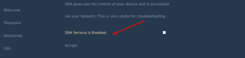 Enable Disable Ssh