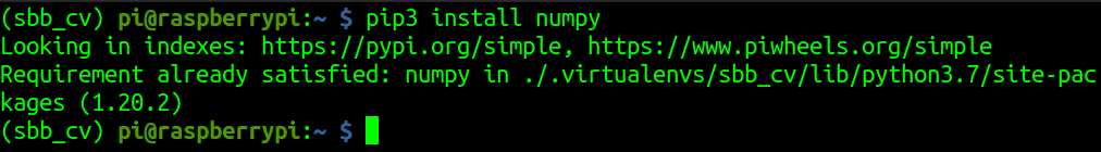 install numpy