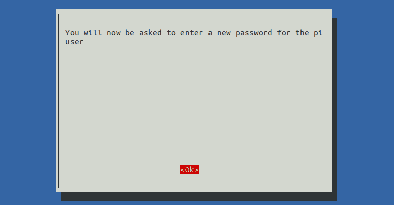 prompt to new password