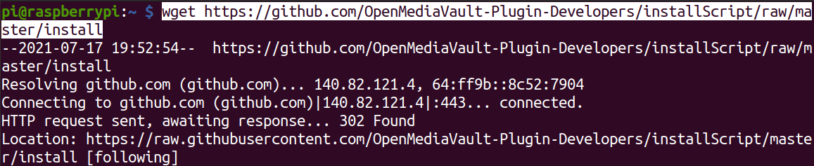 download openmediavault installation script