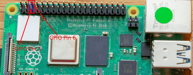 gpio pins 5 and 6