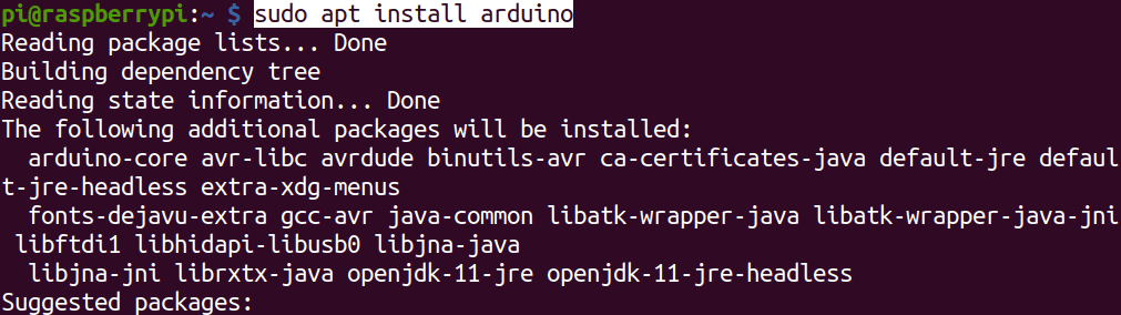 install arduino