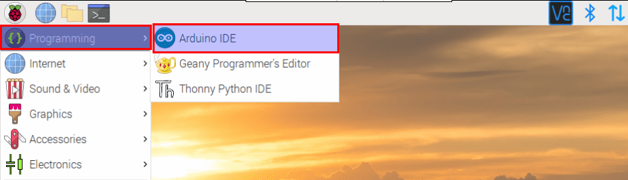 launch arduino ide