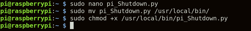 shutdown script