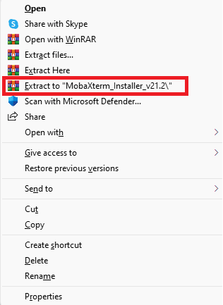 extract mobaxterm installer v21.2