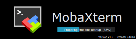 mobaxterm setup preparation for first time starttup