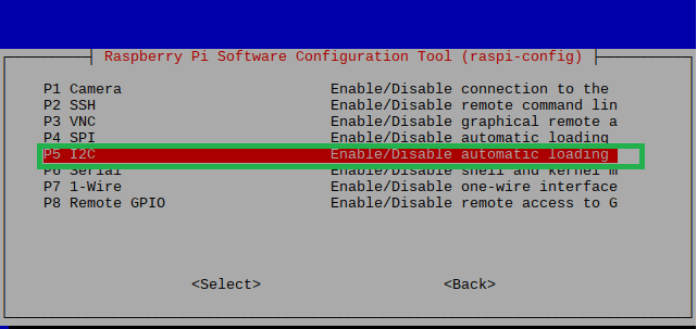 select i2c