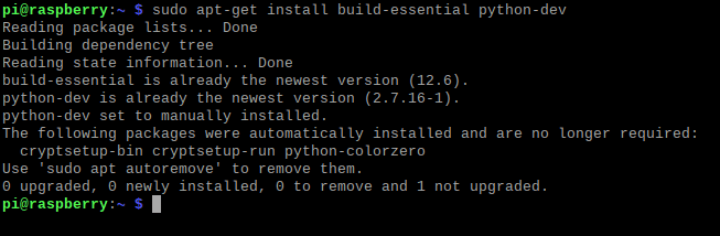 installing build essentials