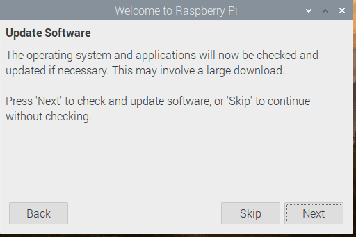 updating software option