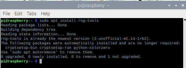 install rng tools