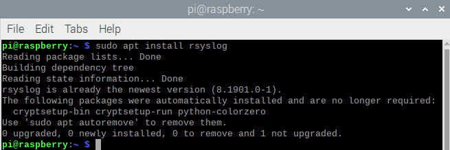 install ryslog