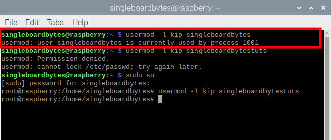 singleboardbytes is currently in use