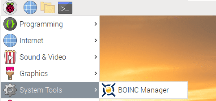 launch boinc