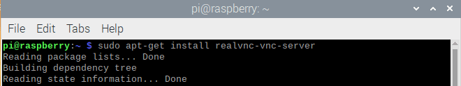 install realvnc server