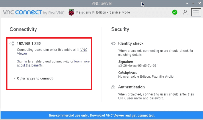 obtain pi ip address