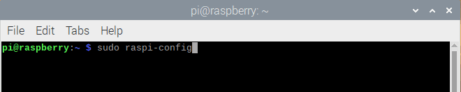 raspi config command