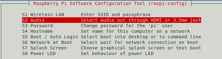configure audio