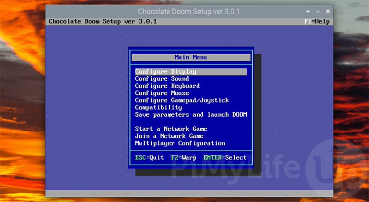 doom configuration menu