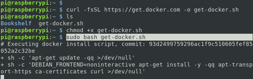 install docker