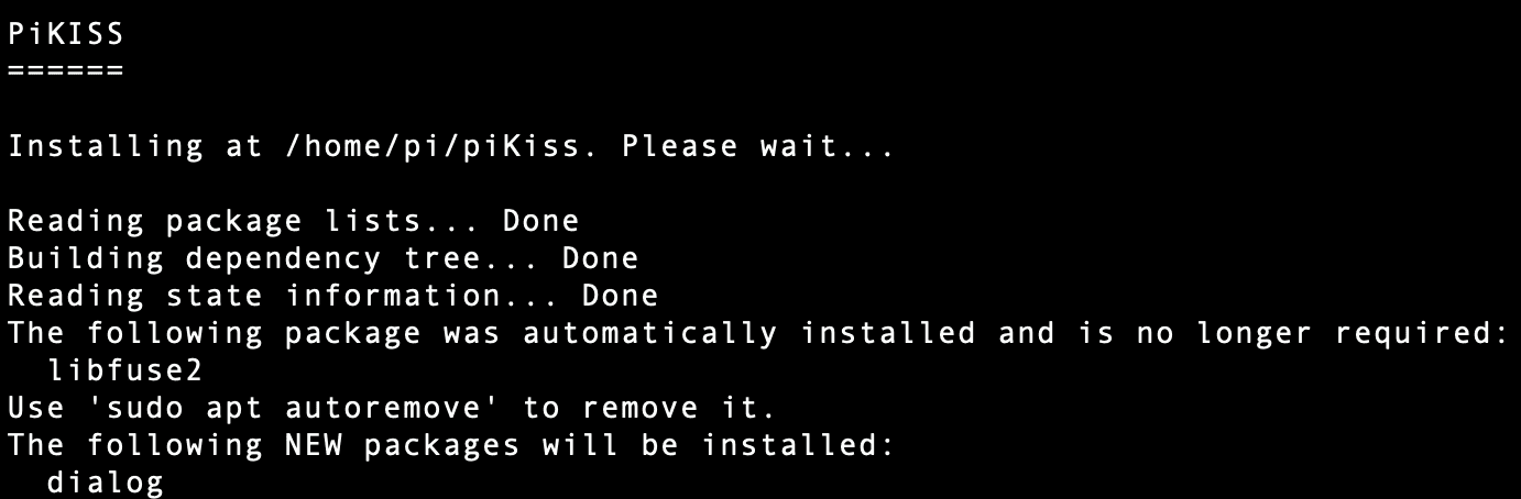 install pikiss