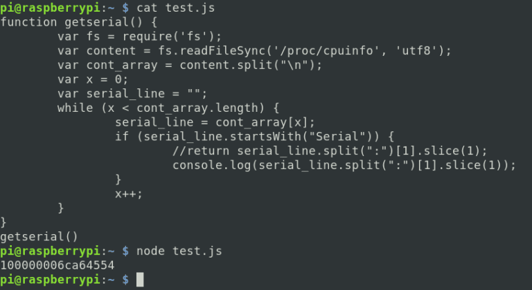 How to find the serial number of the Raspberry Pi | SB Bytes