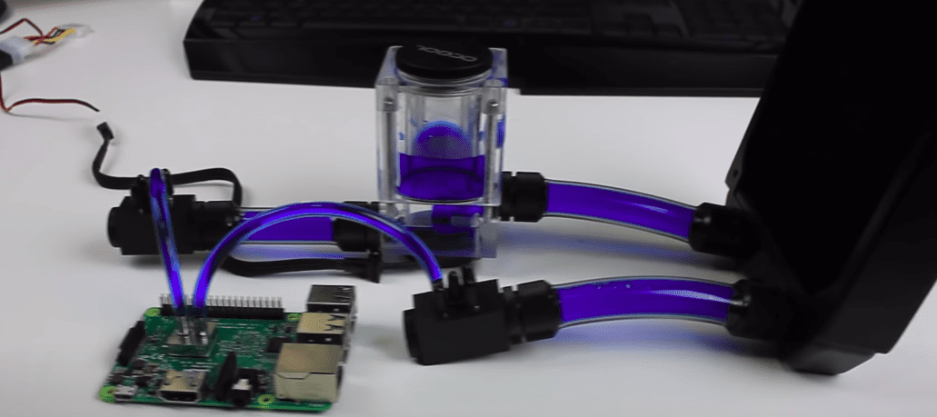 water cool the raspberry pi