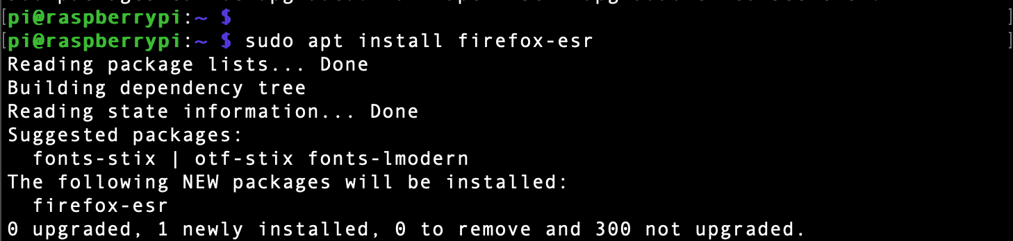 install firefox esr