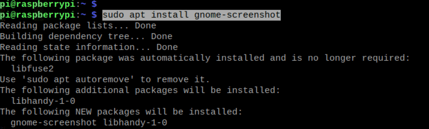 install gnome screenshot