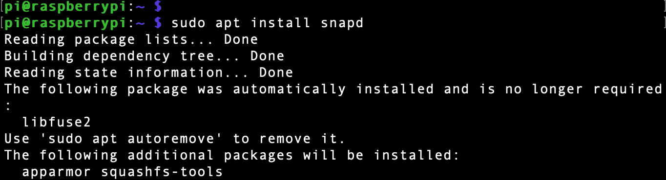 install snapd