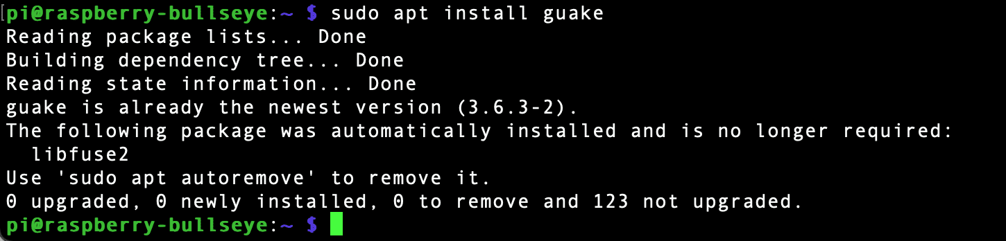 install guake terminal