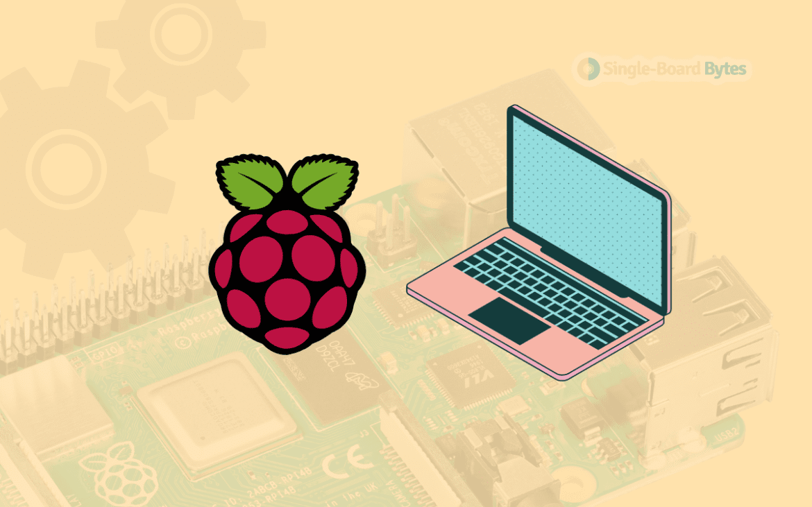 use the laptop as a monitor for raspberry pi