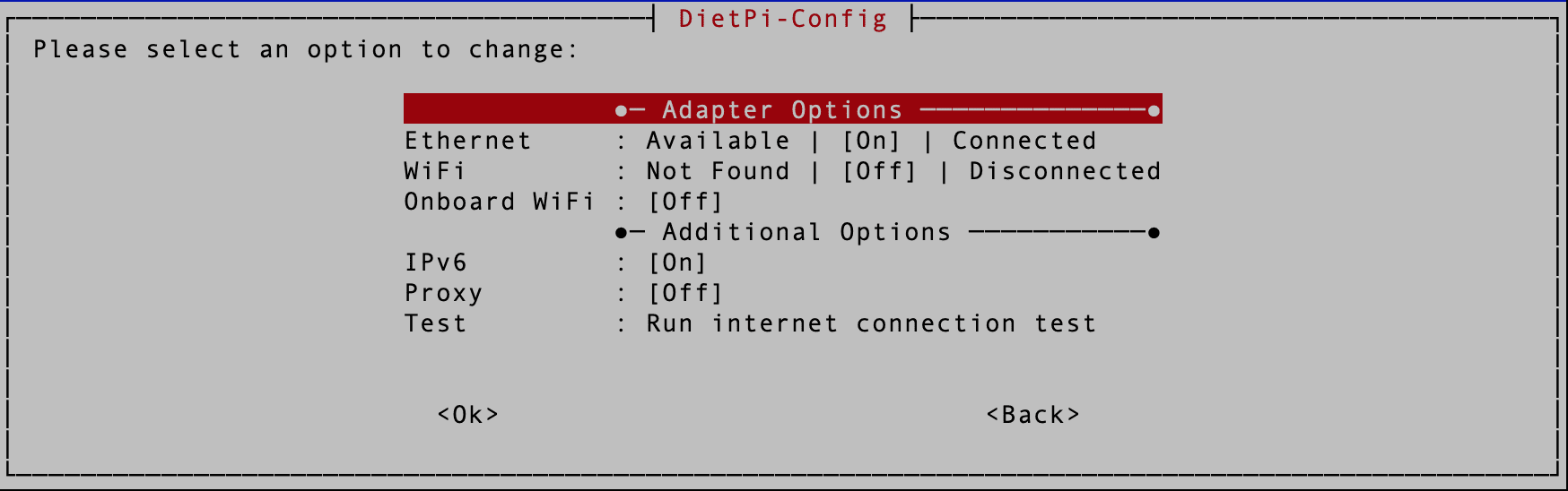 adapter options