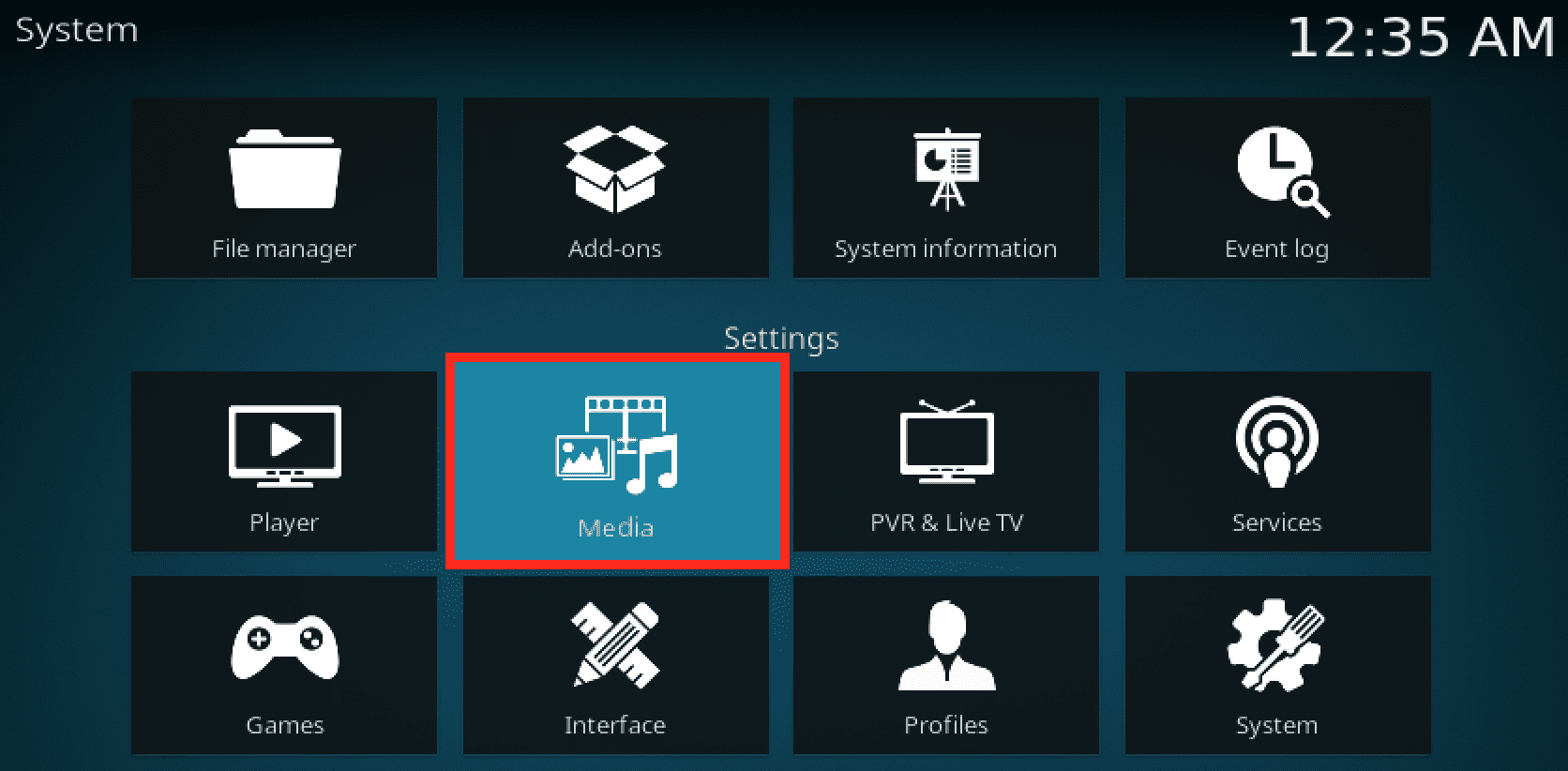 kodi media