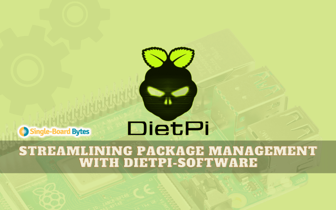 streamlining package management with dietpi software