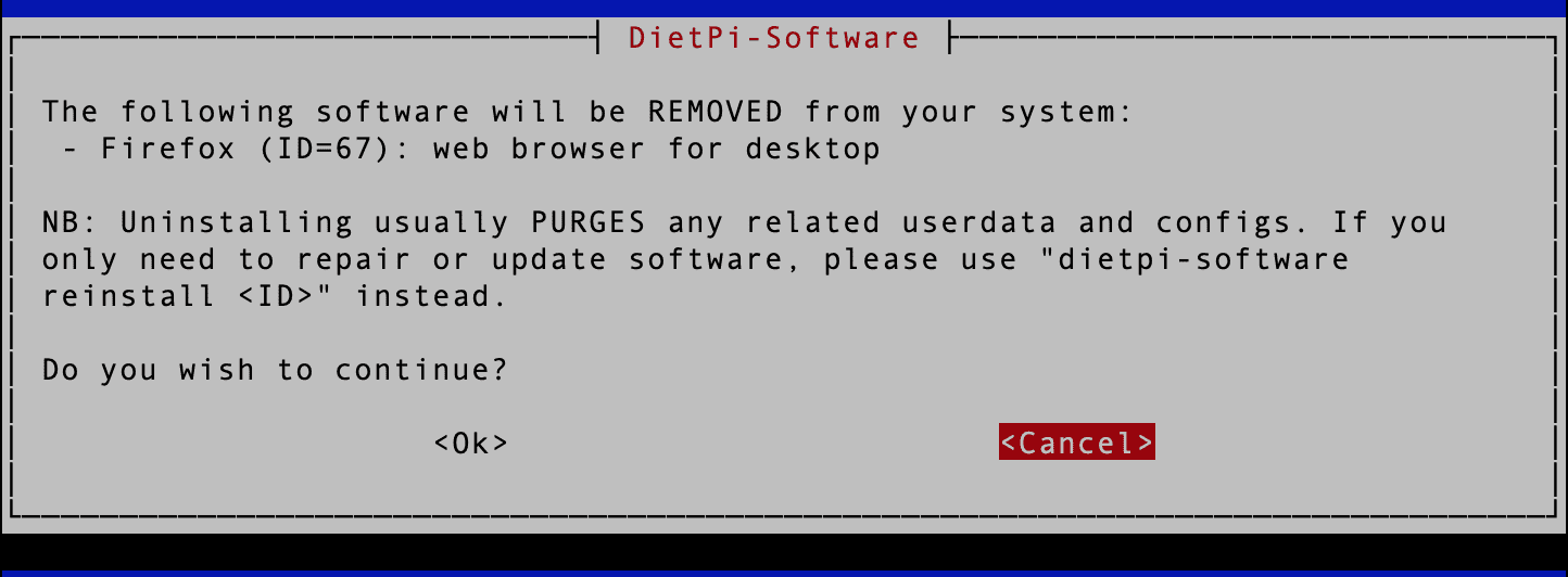 uninstall a program