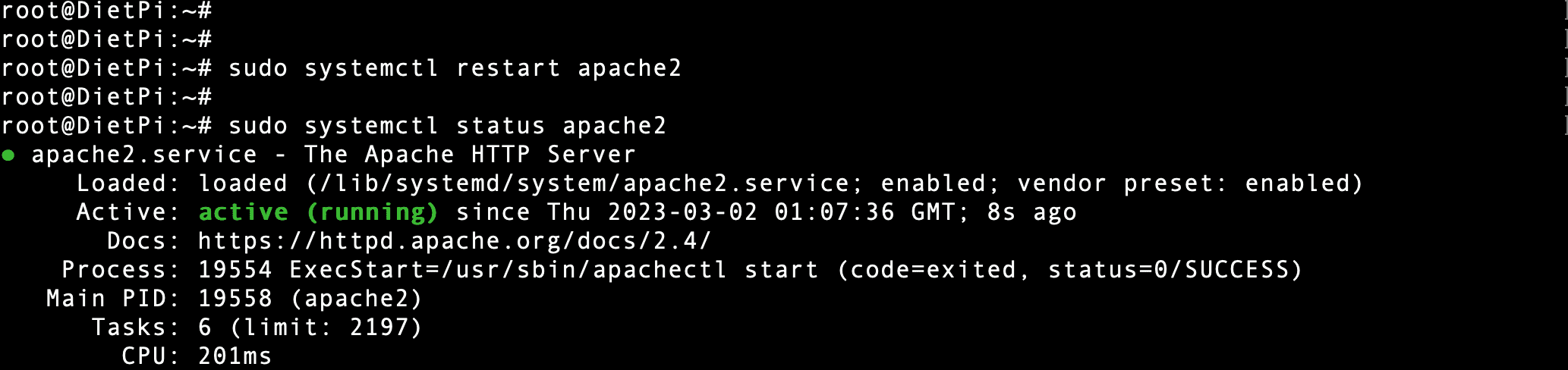 apache service