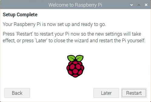 raspberry pi set up complete