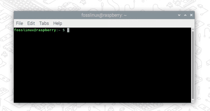 raspberry pi terminal